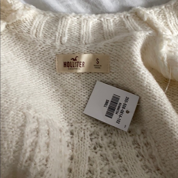 🆕NWT Hollister Open Cardigan Fringe Knit Sweater - Picture 5 of 5